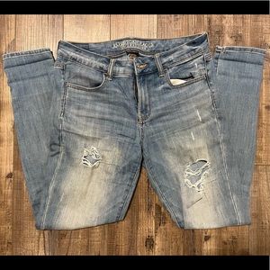 ❌SOLD❌ GUC American Eagle Destroyed Jeggings